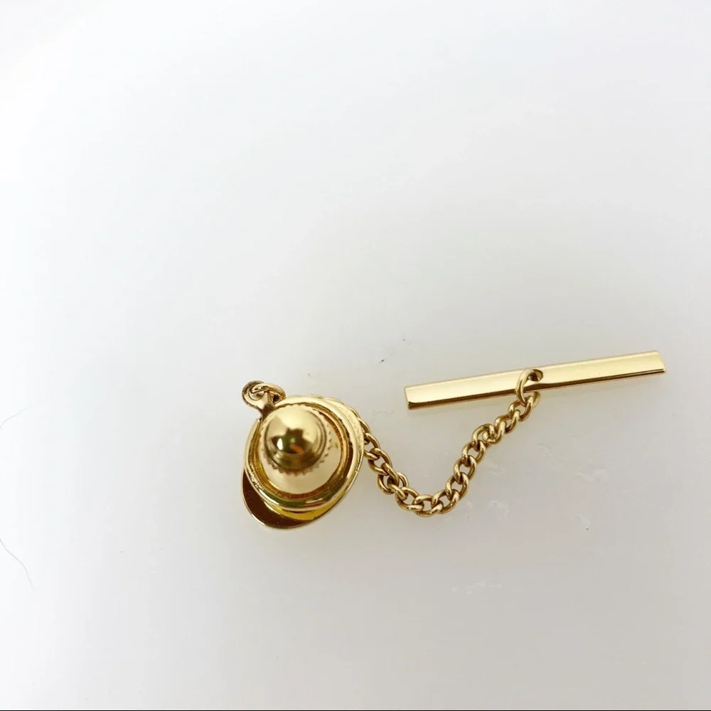 Vintage Swank tie pin gold tone